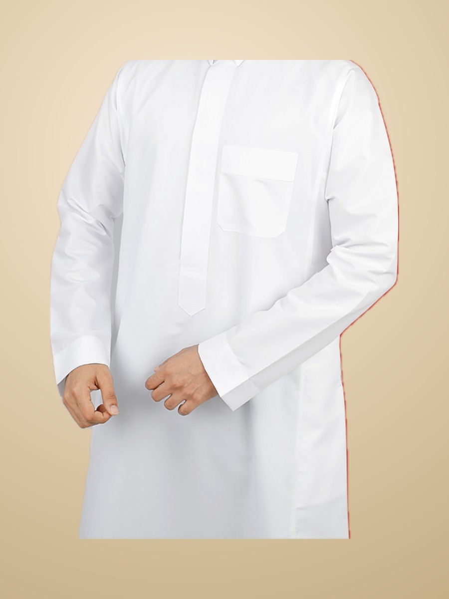 Classic white thobe
